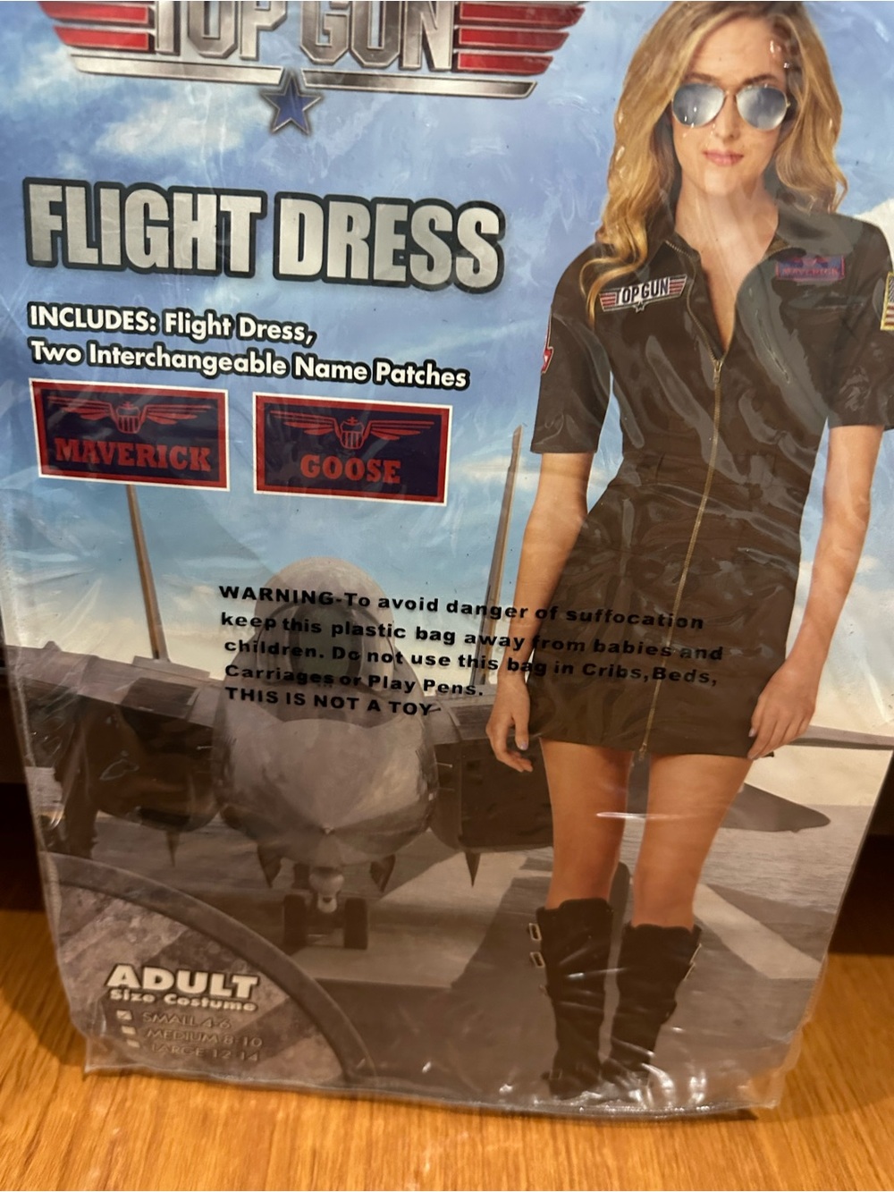 Halloween- Top Gun Flight Dress - Women's Costume